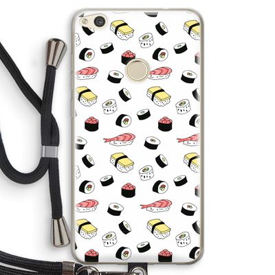 Sushi time: Huawei Ascend P8 Lite (2017) Transparant Hoesje met koord