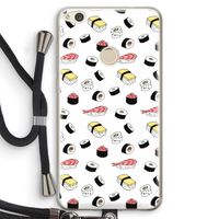 Sushi time: Huawei Ascend P8 Lite (2017) Transparant Hoesje met koord