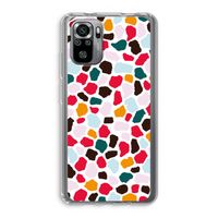 Colored Giraffe: Xiaomi Redmi Note 10S Transparant Hoesje