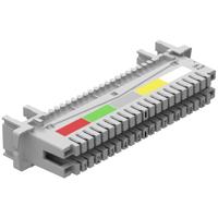 OBO Bettermann 5084008 OBO aansluitstrip LSA-A-verm 10 dubbele aders voor LSA plus Grijs Inhoud: 1 stuk(s)