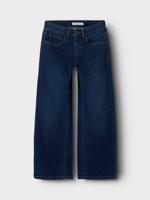 Name it winter jeansbroek meisjes - blauw - wide leg fit - NkfRose
