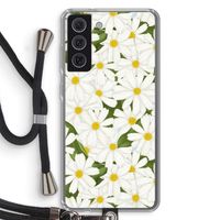 Summer Daisies: Samsung Galaxy S21 FE Transparant Hoesje met koord