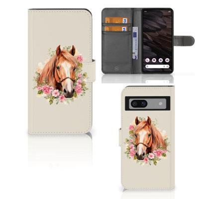 Telefoonhoesje | Met pasjeshouder | voor Google Pixel 7A Paard
