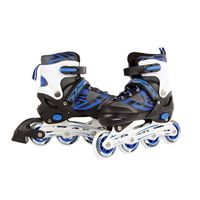 Inline skates - maat 29-32 - blauw/zwart - thumbnail