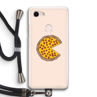 You Complete Me #2: Pixel 3 Transparant Hoesje met koord