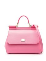 Dolce & Gabbana sac porté épaule Sicily - Rose