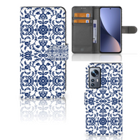 Xiaomi 12 | 12X Hoesje Flower Blue