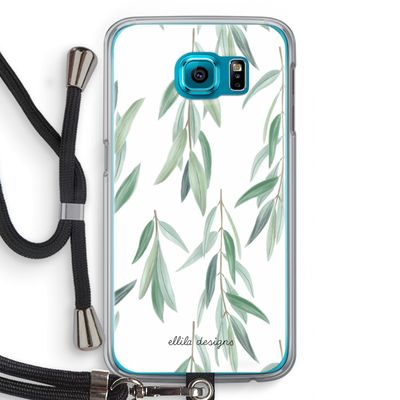 Branch up your life: Samsung Galaxy S6 Transparant Hoesje met koord