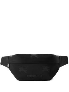 Burberry sac banane à imprimé graphique - Noir