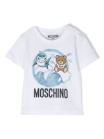 Moschino Kids t-shirt en coton à imprimé graphique - Blanc - thumbnail