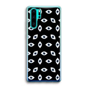 Eyes pattern: Huawei P30 Pro Transparant Hoesje
