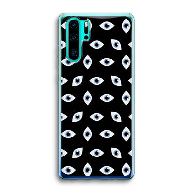 Eyes pattern: Huawei P30 Pro Transparant Hoesje