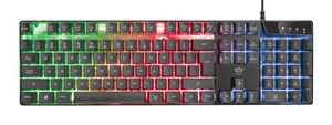 Trust GXT 835 Azor Qwerty US Gaming Toetsenbord - Zwart, RGB