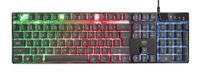 Trust GXT 835 Azor Qwerty US Gaming Toetsenbord - Zwart, RGB - thumbnail