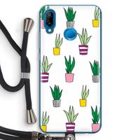 Sanseveria: Huawei P20 Lite Transparant Hoesje met koord
