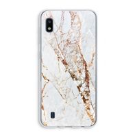 Goud marmer: Samsung Galaxy A10 Transparant Hoesje Goud marmer: Samsung Galaxy A10 Transparant Hoesje