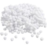 Creativ Company Pom-poms, d 5 mm, wit, 550 stuk/ 1 doos