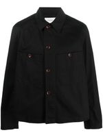 LEMAIRE surchemise en coton à poches poitrine - Noir LEMAIRE surchemise en coton à poches poitrine - Noir