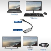 ACT AC7010 USB-C naar HDMI adapter - thumbnail