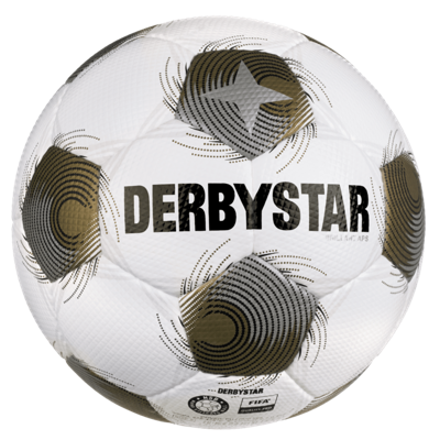 Derbystar Voetbal Brillant APS Wit goud zilver V25 1002