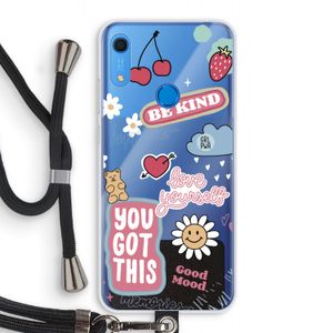 Positivity: Huawei Y6s Transparant Hoesje met koord