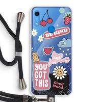Positivity: Huawei Y6s Transparant Hoesje met koord