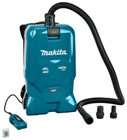 Makita VC012GZ01 Rugstofzuiger | Zonder accu&apos;s en lader | Met aansluiting. 3 adapters en AWS zender | In doos - VC012GZ01