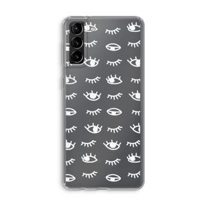 Eye pattern #3: Samsung Galaxy S21 Plus Transparant Hoesje