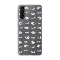 Eye pattern #3: Samsung Galaxy S21 Plus Transparant Hoesje