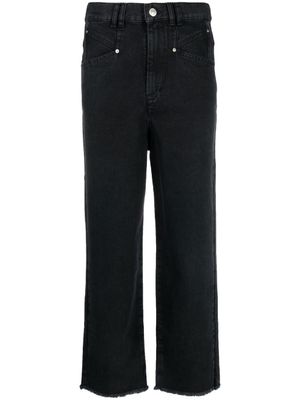 ISABEL MARANT jean Dilali à coupe droite - Noir