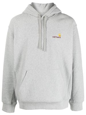 Carhartt WIP hoodie en coton à logo brodé - Gris