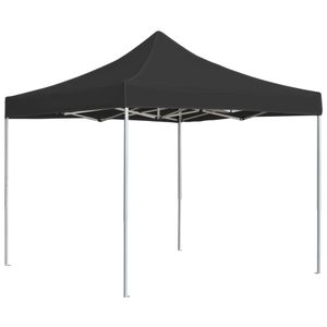 VidaXL Partytent professioneel inklapbaar 2x2 m aluminium antraciet