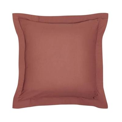 Kussensloop vandaag essentieel - 63 x 63+5 cm - 100% Una katoen - Terracotta