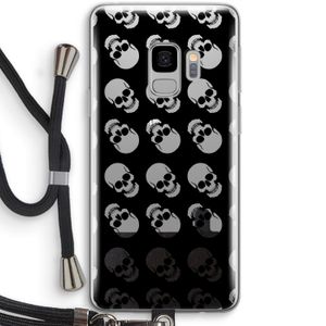 Musketon Skulls: Samsung Galaxy S9 Transparant Hoesje met koord