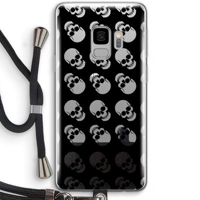 Musketon Skulls: Samsung Galaxy S9 Transparant Hoesje met koord