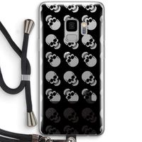 Musketon Skulls: Samsung Galaxy S9 Transparant Hoesje met koord