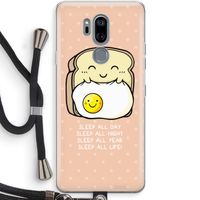 Sleep All Day: LG G7 Thinq Transparant Hoesje met koord