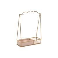 Doos-Juwelenkistje Home ESPRIT Beige Gouden Metaal