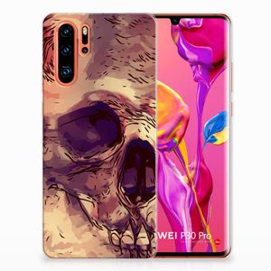 Silicone Back Case Huawei P30 Pro Skullhead