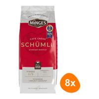 Minges - Café Crème Schümli 2 Bonen - 8x 1kg