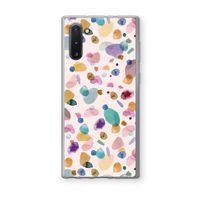 Terrazzo Memphis Pink: Samsung Galaxy Note 10 Transparant Hoesje