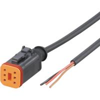 ifm Electronic E12544 Aansluitkabel Aantal polen (sensoren): 6 Bus, recht 2 m 1 stuk(s)