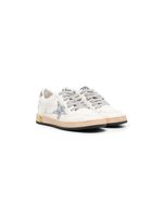 Golden Goose Kids star-patch leather sneakers - Blanc