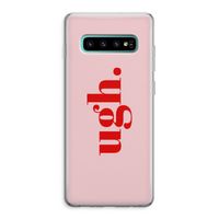 Ugh: Samsung Galaxy S10 Plus Transparant Hoesje