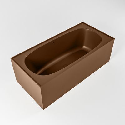 Vrijstaand bad Mondiaz Freeze | 180x85 cm | Solid surface | Ovaal | Rust