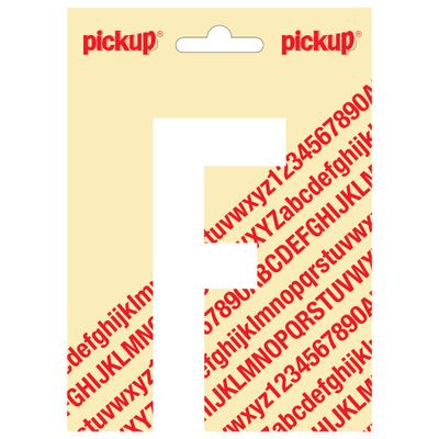 Plakletter Nobel 120mm wit F