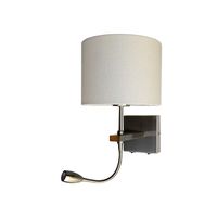 Artdelight Wandlamp Quad incl. kap Ø  20 cm mat chroom