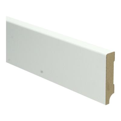 MDF Moderne plint 70x15 voorgelakt RAL9010 - lengte 240cm