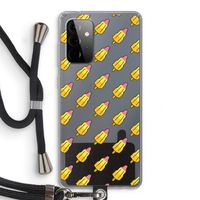 Waterijsjes: Samsung Galaxy A72 5G Transparant Hoesje met koord