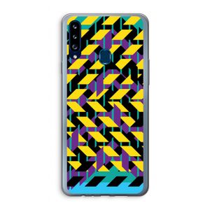 Skew Bee 3: Samsung Galaxy A20s Transparant Hoesje
